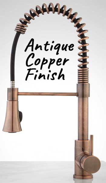 Antique Copper Kitchen Faucet & How to Transform Your Sink
