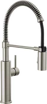 Antonio Commercial Style Spring Spout Kitchen Faucet
