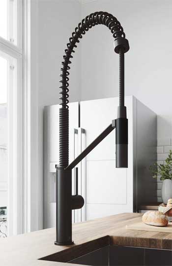 Matte Black Pull Down Kitchen Faucet