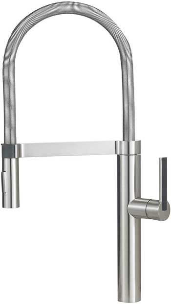 Blanco Culina Semi-Pro Kitchen Faucet in Satin Nickel Finish