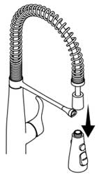 Clean Faucet (and Improve Water Flow) By Removing Spray Head