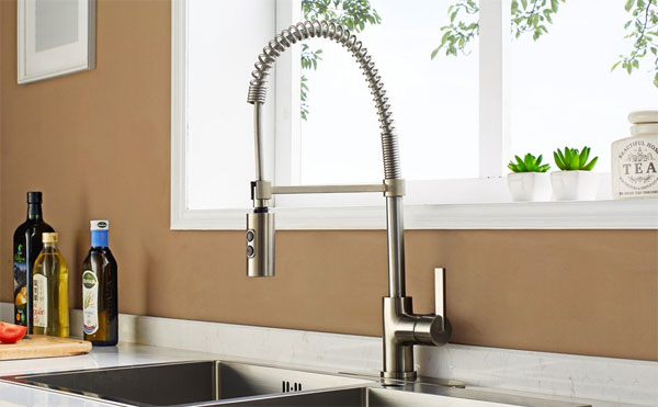 Commercial Style Enzo Rodi Faucet with Spring Spout