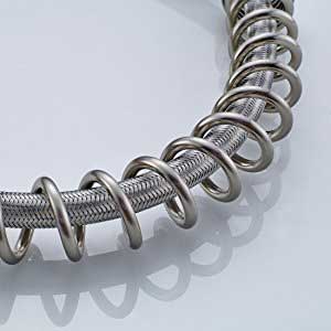 Coiled Spring Spout on Fapully Commercial Style Faucet
