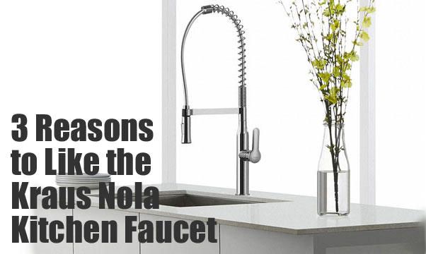 Kraus Nola Faucet, Commercial Style Tall Coiled Spring Faucet for Residential Kitchens