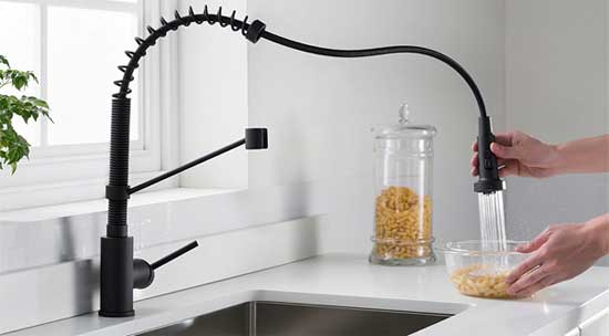 Kraus Pull-Down Kitchen Faucet Hose Reach