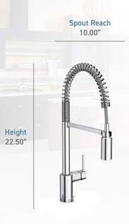 Moen Align Kitchen Faucet Dimensions