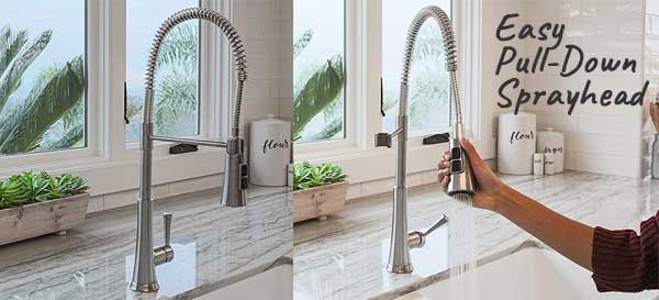 Pfister Zuri Pull Down Faucet