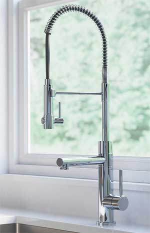 Pull Down Kitchen Faucet with Pot Filler