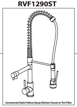 Ruvati RVF1290ST Installation Guide and Instruction Manual